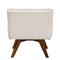 Baxton Studio Darielle Japandi Cream Boucle Fabric and Walnut Brown Finished Rubberwood Accent Chair 228-12963-ZORO - alternate 5